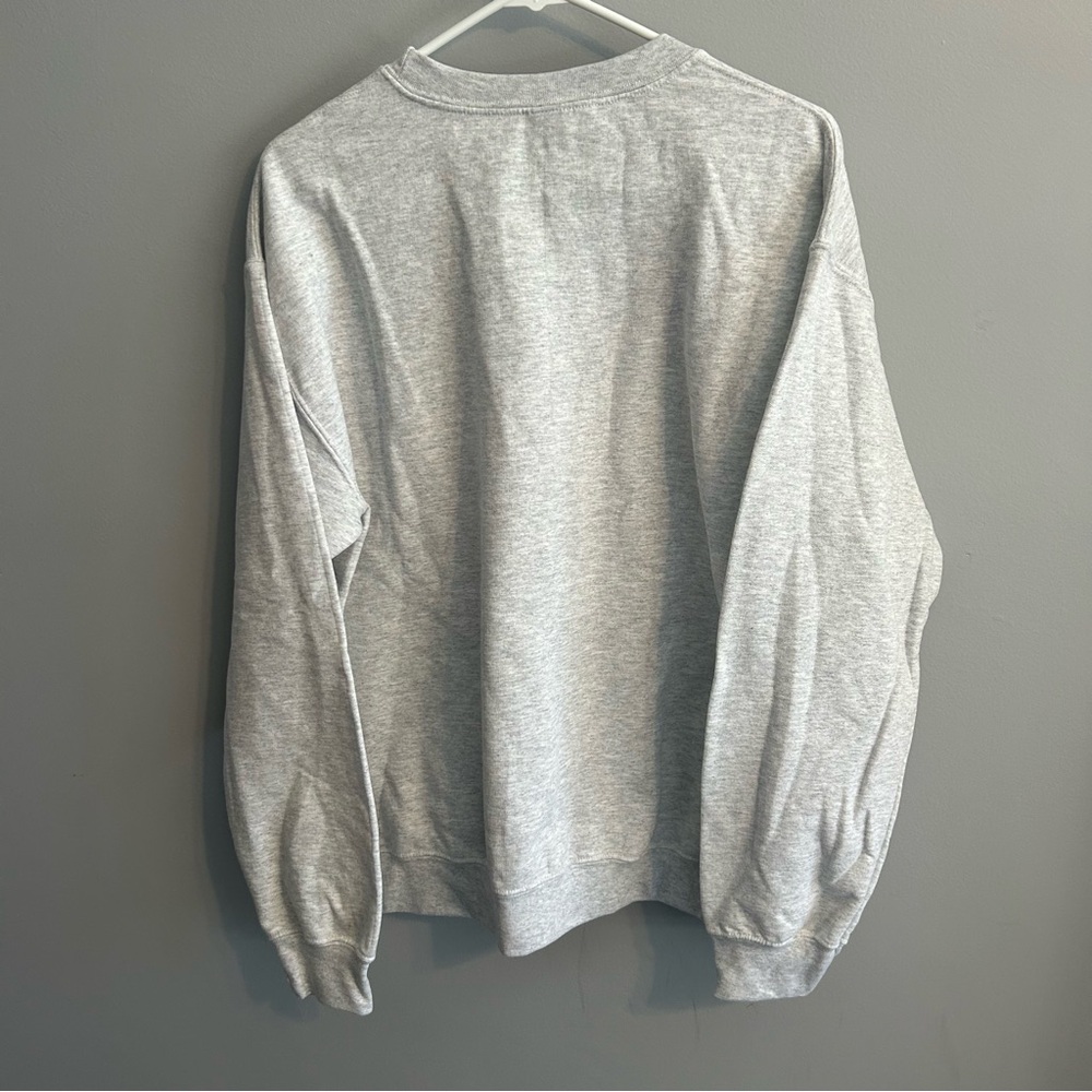 ❤️ I'm not needy, I'm wanty ❤️ Gildan Gray Crewneck Sweatshirt - Picture 7 of 8